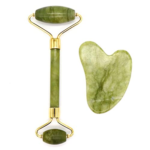 HPYNPES Jade Roller and Gua Sha, Facial Roller, Natural Jade