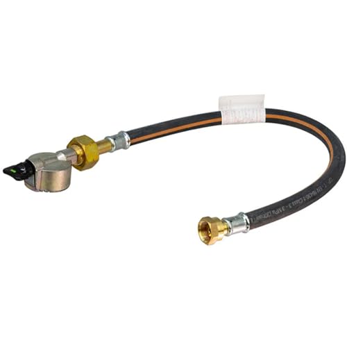 HAMILTON GAS PRODUCTS Gas Hose with 21mm Cylinder Adapter - 0.5m, Pigtail Hose | For Motorhome or Caravan | Fits with 7 &15kg Calor & 7, 13 & 4.5kg Flogas Gas Bottles | Easy Fittings & Quick Release