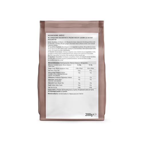 by Amazon Haselnusskerne, geröstet, ungesalzen, 200g