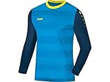 Hochwertiger Flexfolien Druck JAKO Torwarttrikot inkl. Rückennummer Leeds 8907 89 blau/Navy/Neongelb Gr. 128