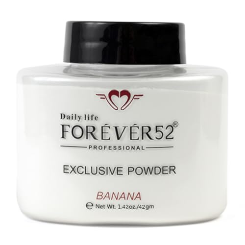 Daily Life Forever52 EXCLUSIVE BANANA Makeup Setting Loose White Powder Long-lasting Coverage Reduces Shine, Matte Finish Look- FBE002