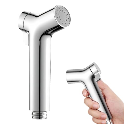 Fhioevt Douchette Bidet Douchette à Main avec Pulvérisateur de Baignoire Portatif et Pulvérisateur de Bidet à Pression Réglable pour Toilettes