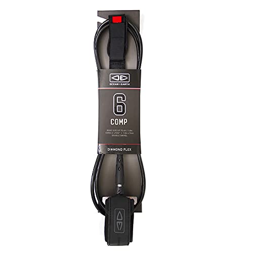 Ocean and Earth Regular Comp 5' leash shortboard cordon 6mm