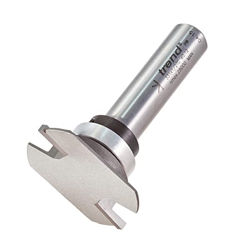 Trend Professional Aquamac 63 Recesser Router Cutter, 1/2 Inch Shank, 41.3mm Cut Diameter & 4.8mm Cut Length