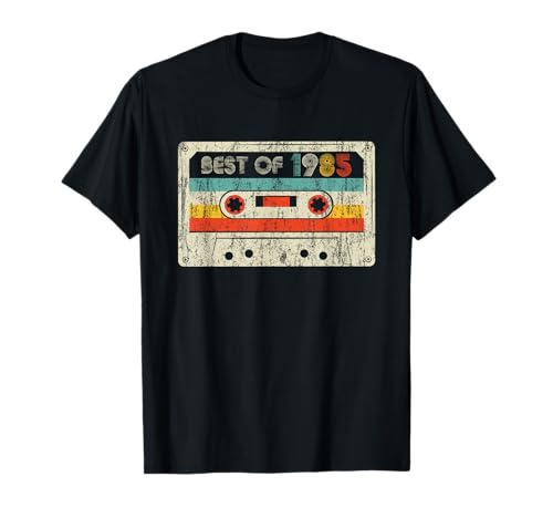 Best Of 1985 Vintage 1985 Cassette Tape Men Women Birthday T-Shirt