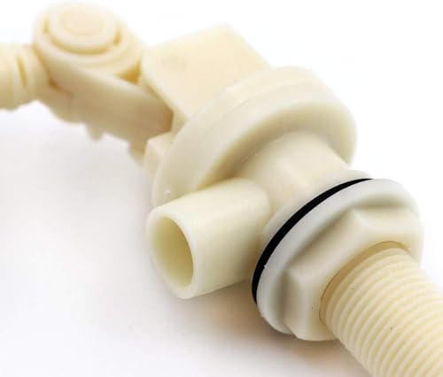 Pacote com 2 Válvula de flutuador de água estável Válvula de flutuação de aço inoxidável de 1,2 cm d