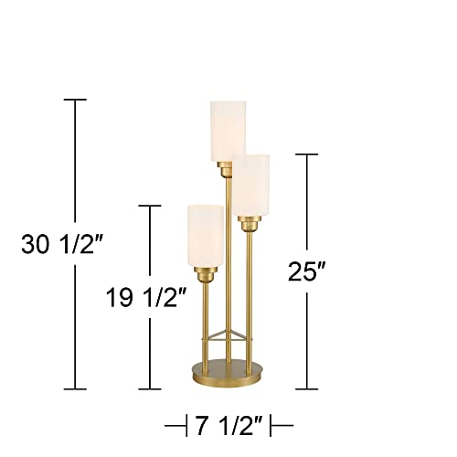 Lámpara de Mesa Moderna 360 Lighting Malone 30.5" Dorado miniatura 4