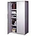 Iceberg OfficeWorks Storage Cabinet, 72"H x 36"W, Platinum