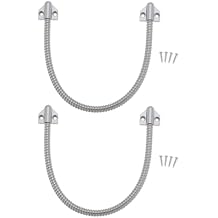 Create idea 2Pcs 408mm Door Flex Conduit Stainless Steel Flexible Electrical Conduit Door Wire Protector