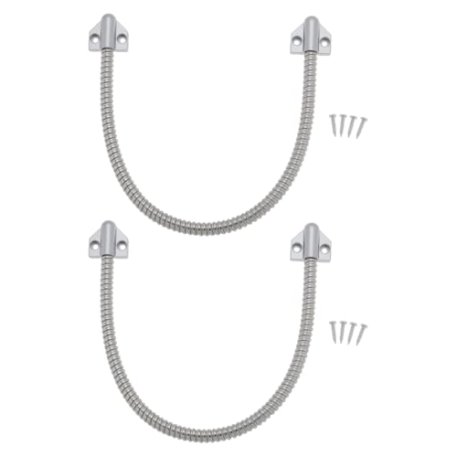 2 conductos flexibles de acero inoxidable de 408 mm para cables de control de acceso y puertas 2