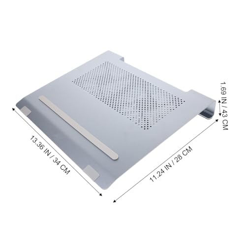 Base para laptop con ventilador de aleación de aluminio Operitacx miniatura 2