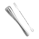 Bâton broyeur à glace : convient aux glaçons, fraises, citrons, glaçons amers, etc. convient aux verres de différentes hauteurs. pilon broyeur à glace