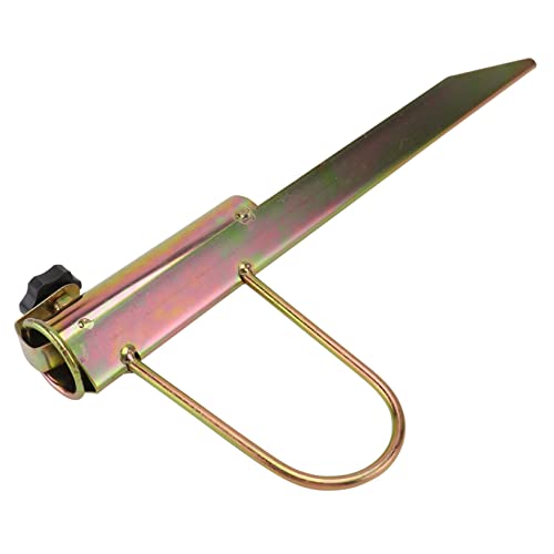 Toyvian Beach Umbrella Anchor Iron Holder for 25-32mm Poles, Sun Umbrella Stand Outdoor Ground Spike, Sturdy Parasol Base Suitable for Beach and Garden Use