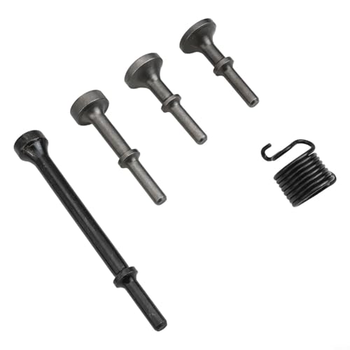 Ampia compatibilità: compatibile con martelli pneumatici di diametro 150 mm, 190 mm e 250 mm, questo set migliora il tuo kit di attrezzi esistente senza sforzo.