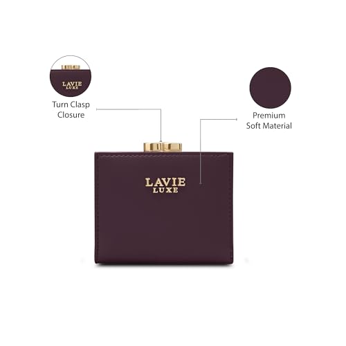 Image of Lavie Luxe Women's Frame25 Small Bifold Wallet | Gift for Women