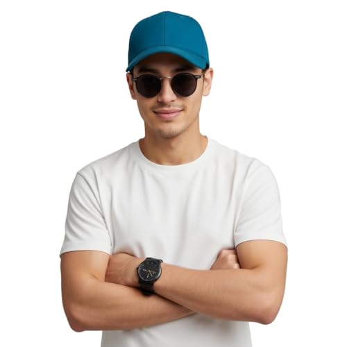 Image of Tomorrow Adjustable Baseball Cap - Unisex Cotton Snapback Trucker Hat with Sun Protection, Perfect Outdoor & Sports Cap for Men and Women