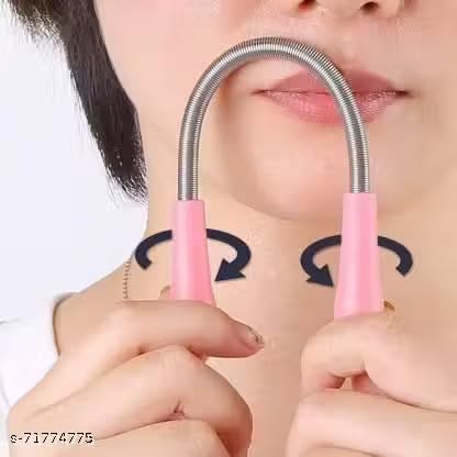 Image of Tool for Remove Hair from Upper Lip, Chin, Cheeks and Neck Beauty Tools for Women and Girls (unit 1) (orange)