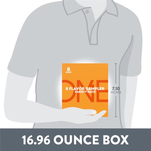 ONE Assorted with 20g Protein, Bars, 2.12 oz (8 Count) | 8-Flavor Variety Pack with Cake, Cookie Dough and Cinnamon Roll Bars, Gluten Free, 1g Sugar, 8 ct - image 4