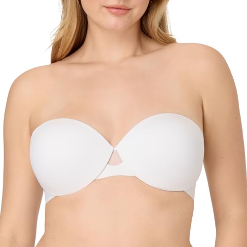 Maidenform Women's DreamWire Multi-Way Underwire Bra, Strapless 6-Way Convertible Bra White