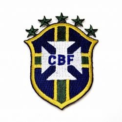 Brasil CBF Brazil Soccer Iron on Patch Crest Badge 3.25 X 2.5 Inch New
