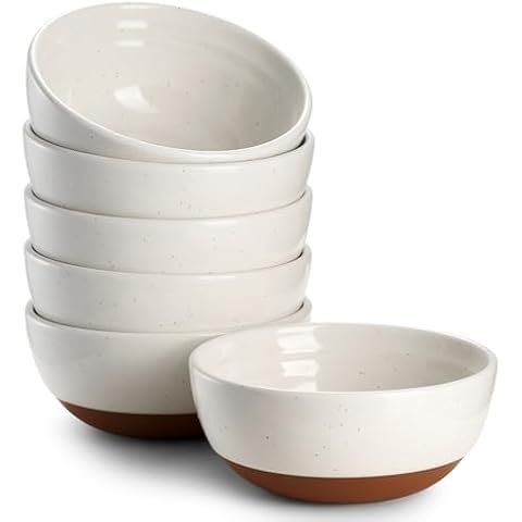 DOWAN 10 OZ Ceramic Bowls Set Cover