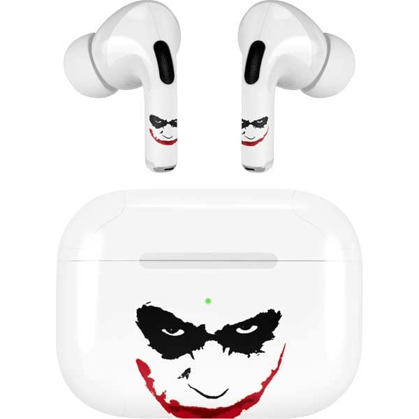 Skinit Decal Audio Skin Compatible with Apple AirPods Pro (2rd Gen, 2022) - Officially Licensed Warner Bros Joker Outline Design