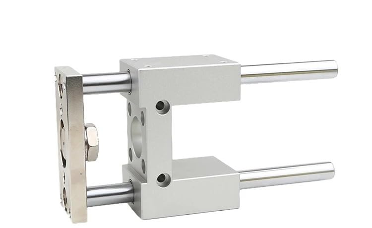 Vérin standard support SC63 pneumatique à trois guides pour poteau de guidage course 100mm