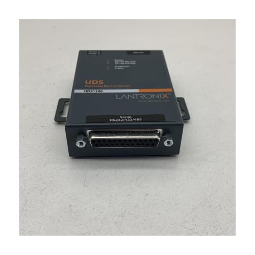 Image of Lantronix UDS1100 /UDS2100 Device Server - 1- or 2-Port Serial-to-Ethernet Device Server, RS-232 /422 /485, 10 /100 Ethernet with 15 kV ESD Protection; UDS2100 Supports PoE - UD1100NL2-01