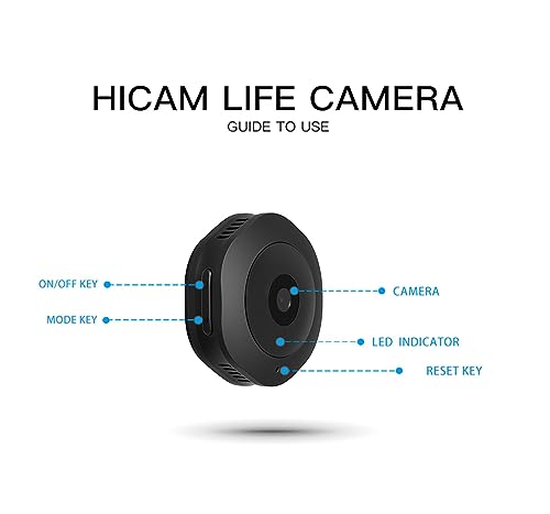 Micro caméra infrarouge avec carte 8G pour enregistrement vidéo nocturne