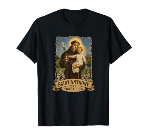 Image of Saint Anthony of Padua T-Shirt