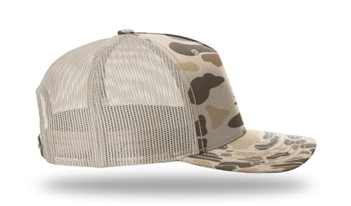 Richardson 112FP & 112PFP 24-Pack Classic Fit Five-Panel Adjustable Snapback Trucker Cap | OSFM | Bulk Packs Available (Harvest Duck Camo/Light Tan) - Image 5
