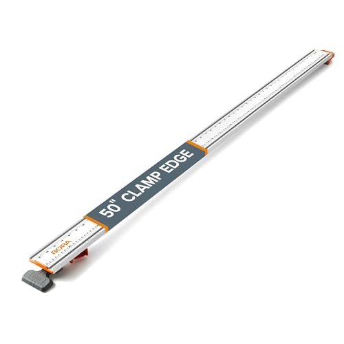 BORA 50” NGX Clamp Edge, Straight Cut Guide for Circular Saws, Easy to Use, Great for Cross-Cutting Plywood...