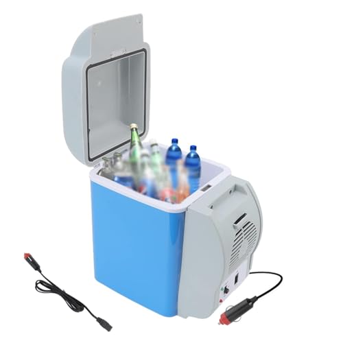 Wizvox Nevera Coche Enchufable, 7.5l,Coche 12v,Bajo Ruido Frigorifico Portatil, Con FuncióN De Enfriamiento Y CalefaccióN Nevera Coxhe, Nevera De Coche Para Viajar