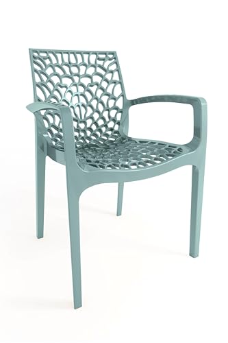 METRO Professional Gartenstuhl mit Armlehne Maurage, Polypropylen, 57 x 55...