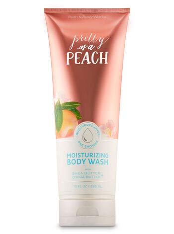Bath and Body Works PRETTY AS A PEACH Moisturizing Body Wash with Shea Butter and Cocoa Butter - Full Size