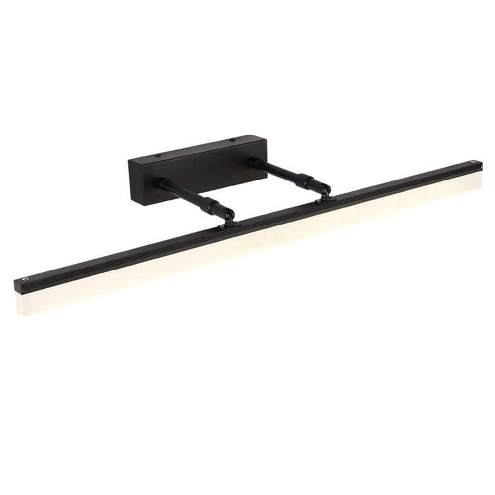 Espejo de baño LED con luz frontal regulable y aplique de pared ultrabrillante 8