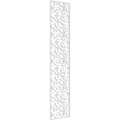 Image of 21 3 /8 inchW x 87 3 /8 inchH x 3 /8 inchT Walker Decorative Fretwork Wall Panels in Architectural Grade PVC