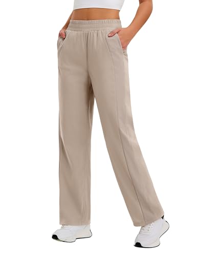 BMJL Womens Black Travel Hiking Pants Work Dress Business Causal Pants Wide Leg Lightweight Fall Trousers