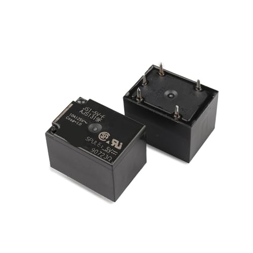 Relais 5V JS1-5V-F DC5V de 10A avec 5 broches pour circuits imprimés - Lot de 40 pièces