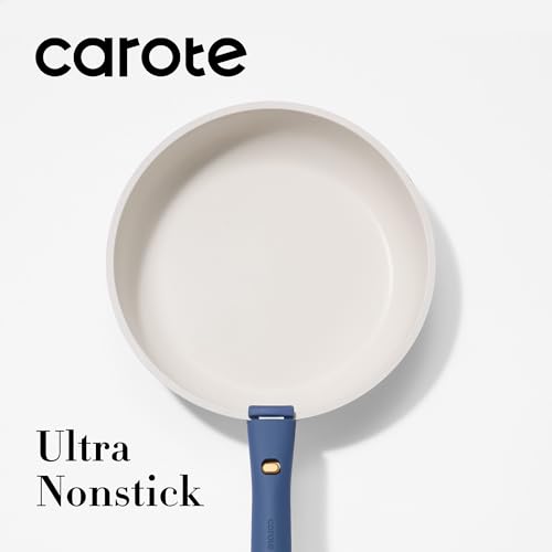 CAROTE 17pcs Pots and Pans Set, Nonstick Cookware Set Detachable Handle, Induction Kitchen Cookware Sets Non Stick with Removable Handle, RV Cookware Set, Oven Safe