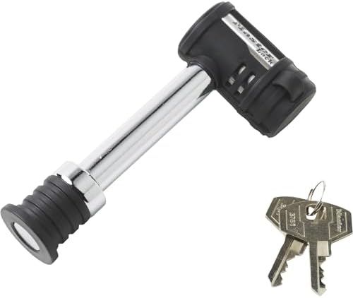 Master Lock Barbell Trailer Receiver Lock, 5/8in. (16mm), Class I...
