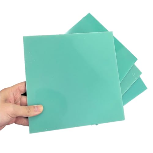 Fibra de vidrio FR4 epoxi verde agua para maquetas y aislamiento 3D