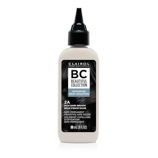 Clairol Professional Beautiful Advanced Gray Solutions 2a Rich Dark Brown, 3 oz