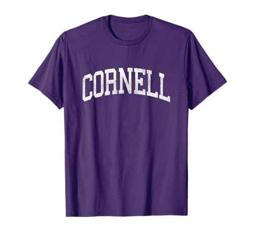 Cornell Illinois IL Vintage Athletic Sports Design T-Shirt
