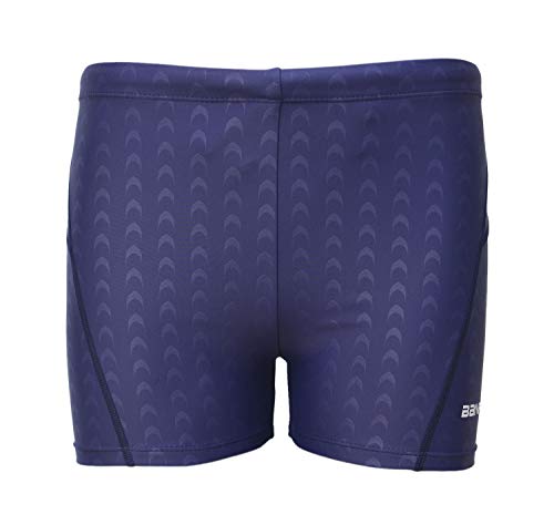 Mens Swim Brief Square Leg Swimsuit Polyester Spandex Resistant Jammer M