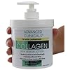 Advanced Clinicals Collagen Body Cream Lift Lotion + Collagen Body Oil Beauty Skin Care 2PC Bundle – Tighten, Firm, & Hydrate Moisturizer Set For Scars, Wrinkles, Crepey Skin, & Stretch Marks