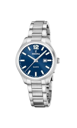 Montre femme Festina quartz en acier durable 316L et verre minéral haute résistance