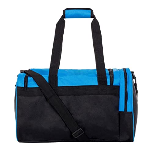 Jetstream Heavy Duty Multi Pocket Large Sports Gym Equipment 3-Pocket Travel Duffel Bag (20 Inch, Blue) #TOP4