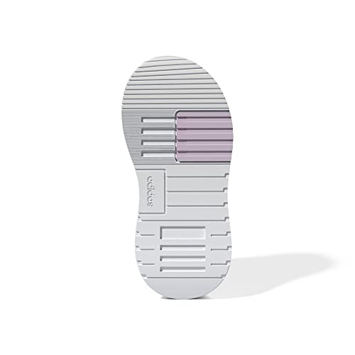 Adidas Unisex-Baby Racer Tr21 Running Shoe, White/Almost Pink/Blue Tint, 10 Toddler #TOP3