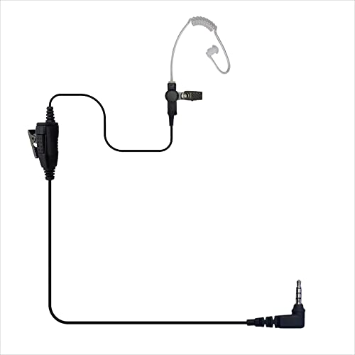 Auriculares de vigilancia para seguridad en eventos con tubo acústico discreto
